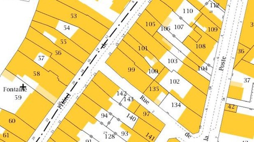 Demande d'extrait cadastral